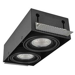 Stropní zápustné bodové svítidlo Azzardo Nova 2 GIPs black/black AZ2935 GU10+ADAP111/ES111 2x40/2x50W IP20 30cm černé - AZZARDO Obrázek pro produkt Stropní zápustné bodové svítidlo Azzardo Nova 2 GIPs black/black AZ2935 GU10+ADAP111/ES111 2x40/2x50W IP20 30cm černé - AZZARDO