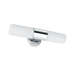 Svítidlo k zrcadlu Lenia IP44 max. 2x20 W chrom, opálové, kov, sklo - PAULMANN Obrázek pro produkt Svítidlo k zrcadlu Lenia IP44 max. 2x20 W chrom, opálové, kov, sklo - PAULMANN