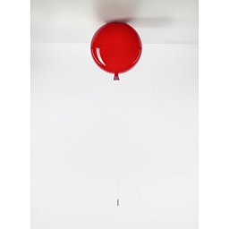 Stropní svítidlo Memory průměr skla 30cm E27 15W ČERVENÁ matná - BROKIS C Obrázek pro produkt Stropní svítidlo Memory průměr skla 30cm E27 15W ČERVENÁ matná - BROKIS C