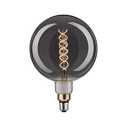1879 LED BigGlobe E27 230V 7W 1800K stmívatelné kouřové sklo - PAULMANN Obrázek pro produkt 1879 LED BigGlobe E27 230V 7W 1800K stmívatelné kouřové sklo - PAULMANN