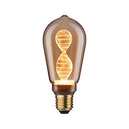 Inner Glow Edition LED žárovka Helix E27 230V 3,5W 1800K zlatá - PAULMANN Obrázek pro produkt Inner Glow Edition LED žárovka Helix E27 230V 3,5W 1800K zlatá - PAULMANN