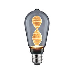 Inner Glow Edition LED žárovka Helix E27 230V 3,5W 1800K kouřové sklo - PAULMANN Obrázek pro produkt Inner Glow Edition LED žárovka Helix E27 230V 3,5W 1800K kouřové sklo - PAULMANN