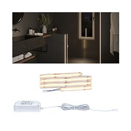 LumiTiles LED pásek Full-Line COB Slim 1m IP44 3W 280LEDs/m 2700K 7VA - PAULMANN Obrázek pro produkt LumiTiles LED pásek Full-Line COB Slim 1m IP44 3W 280LEDs/m 2700K 7VA - PAULMANN