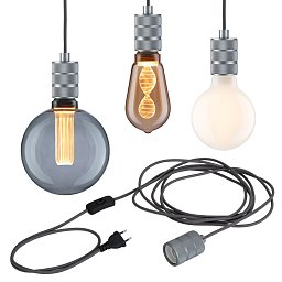 Neordic závěsné svítidlo Tilla vč. zástrčky E27 max. 20W hliník stmívatelné kov - PAULMANN Obrázek pro produkt Neordic závěsné svítidlo Tilla vč. zástrčky E27 max. 20W hliník stmívatelné kov - PAULMANN
