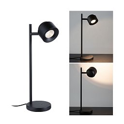 LED stolní lampa 3-krokové-stmívatelné Puric Pane 2700K 5,5W černá - PAULMANN Obrázek pro produkt LED stolní lampa 3-krokové-stmívatelné Puric Pane 2700K 5,5W černá - PAULMANN