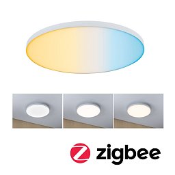 LED Panel Smart Home Zigbee Velora kruhové 400mm měnitelná bílá bílá stmívatelné - PAULMANN Obrázek pro produkt LED Panel Smart Home Zigbee Velora kruhové 400mm měnitelná bílá bílá stmívatelné - PAULMANN
