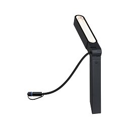 Plug & Shine LED spot Ito IP65 3000K 6W antracit - PAULMANN Obrázek pro produkt Plug & Shine LED spot Ito IP65 3000K 6W antracit - PAULMANN