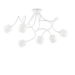 Stropní svítidlo Ideal Lux Octopus PL6 bianco 174921 bílé - IDEALLUX Obrázek pro produkt Stropní svítidlo Ideal Lux Octopus PL6 bianco 174921 bílé - IDEALLUX