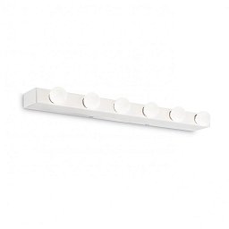 Nástěnné svítidlo Ideal Lux Prive' AP6 bianco 159423 bílé 60,5cm - IDEALLUX Obrázek pro produkt Nástěnné svítidlo Ideal Lux Prive' AP6 bianco 159423 bílé 60,5cm - IDEALLUX