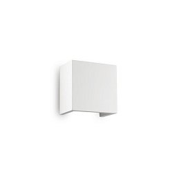 Nástěnné svítidlo Ideal Lux Flash Gesso AP1 small 214672 1x40W hranaté 12,5cm - IDEALLUX Obrázek pro produkt Nástěnné svítidlo Ideal Lux Flash Gesso AP1 small 214672 1x40W hranaté 12,5cm - IDEALLUX