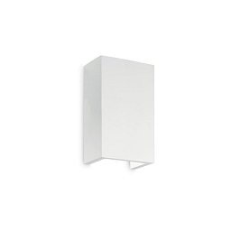 Nástěnné svítidlo Ideal Lux Flash Gesso AP1 high 214689 1x40W hranaté 18cm - IDEALLUX Obrázek pro produkt Nástěnné svítidlo Ideal Lux Flash Gesso AP1 high 214689 1x40W hranaté 18cm - IDEALLUX