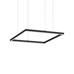 LED Závěsné svítidlo Ideal Lux ORACLE SLIM D50 SQUARE BK 3000K 259161 33W 2650lm 3000K IP20 50cm hranaté černé - IDEALLUX Obrázek pro produkt LED Závěsné svítidlo Ideal Lux ORACLE SLIM D50 SQUARE BK 3000K 259161 33W 2650lm 3000K IP20 50cm hranaté černé - IDEALLUX