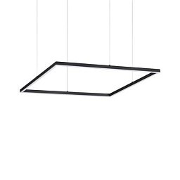 LED Závěsné svítidlo Ideal Lux ORACLE SLIM D70 SQUARE BK 3000K 259185 41W 3300lm 3000K IP20 70cm hranaté černé - IDEALLUX Obrázek pro produkt LED Závěsné svítidlo Ideal Lux ORACLE SLIM D70 SQUARE BK 3000K 259185 41W 3300lm 3000K IP20 70cm hranaté černé - IDEALLUX