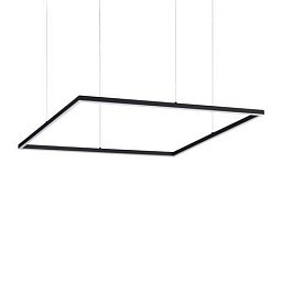 LED Závěsné svítidlo Ideal Lux ORACLE SLIM D90 SQUARE BK 3000K 259208 51W 4100lm 3000K IP20 85cm hranaté černé - IDEALLUX Obrázek pro produkt LED Závěsné svítidlo Ideal Lux ORACLE SLIM D90 SQUARE BK 3000K 259208 51W 4100lm 3000K IP20 85cm hranaté černé - IDEALLUX