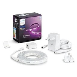 Hue LED Pásek White and Color Ambiance 2m Lightstrips plus Philips BT 8718699703424 25W 1600lm 2000-6500K RGB, bílý se základnou a Bluetooth - PHILIPS (929002269101) Obrázek pro produkt Hue LED Pásek White and Color Ambiance 2m Lightstrips plus Philips BT 8718699703424 25W 1600lm 2000-6500K RGB, bílý se základnou a Bluetooth - PHILIPS (929002269101)