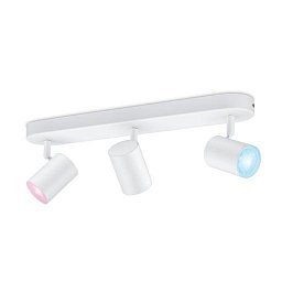 Stropní bodové svítidlo WiZ IMAGEO 8719514551794 LED GU10 3x4,9W 3x345lm 2700-6500K IP20 CRI90 bílé, stmívatelné - PHILIPS (929002658301) Obrázek pro produkt Stropní bodové svítidlo WiZ IMAGEO 8719514551794 LED GU10 3x4,9W 3x345lm 2700-6500K IP20 CRI90 bílé, stmívatelné - PHILIPS (929002658301)