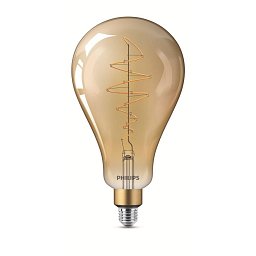 Vintage LED žárovka E27 A160 6,5W 470lm 2000K stmívatelné, gold - PHILIPS (929001873501) Obrázek pro produkt Vintage LED žárovka E27 A160 6,5W 470lm 2000K stmívatelné, gold - PHILIPS (929001873501)