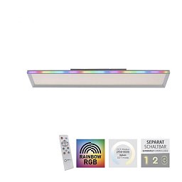 Stropní přisazené svítidlo GALACTICA LED 32W 2700-5000K + LED 8W RGBK bílé - LEUCHTEN DIREKT / JUST LIGHT Obrázek pro produkt Stropní přisazené svítidlo GALACTICA LED 32W 2700-5000K + LED 8W RGBK bílé - LEUCHTEN DIREKT / JUST LIGHT