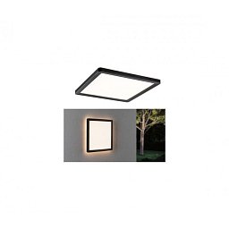 Outdoor 230V Lamina LED panel hranatý černý IP44 15W 3000K - PAULMANN Obrázek pro produkt Outdoor 230V Lamina LED panel hranatý černý IP44 15W 3000K - PAULMANN