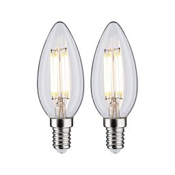 LED svíčka Filament E14 230V 2x4,8W 4000K mat - PAULMANN Obrázek pro produkt LED svíčka Filament E14 230V 2x4,8W 4000K mat - PAULMANN