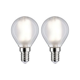 LED kapka Filament E14 230V 2x4,8W 4000K mat - PAULMANN Obrázek pro produkt LED kapka Filament E14 230V 2x4,8W 4000K mat - PAULMANN