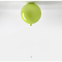 Stropní svítidlo Memory průměr skla 30cm E27 15W ZELENÁ matná - BROKIS C Obrázek pro produkt Stropní svítidlo Memory průměr skla 30cm E27 15W ZELENÁ matná - BROKIS C
