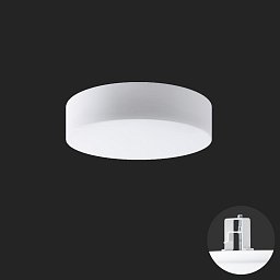ERIS V3 stropní/nástěnné skleněné polovestavné svítidlo bílá IP44 3000 K 27W LED nouzové kombinované 3 h - OSMONT Obrázek pro produkt ERIS V3 stropní/nástěnné skleněné polovestavné svítidlo bílá IP44 3000 K 27W LED nouzové kombinované 3 h - OSMONT