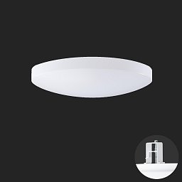 SAGITA V1 stropní/nástěnné plastové polovestavné svítidlo bílá IP44 4000 K 14W LED nouzové kombinované 3 h - OSMONT Obrázek pro produkt SAGITA V1 stropní/nástěnné plastové polovestavné svítidlo bílá IP44 4000 K 14W LED nouzové kombinované 3 h - OSMONT