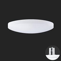 SAGITA V2 stropní/nástěnné plastové polovestavné svítidlo bílá IP44 4000 K 33W LED nouzové kombinované 3 h - OSMONT Obrázek pro produkt SAGITA V2 stropní/nástěnné plastové polovestavné svítidlo bílá IP44 4000 K 33W LED nouzové kombinované 3 h - OSMONT