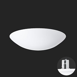 TITAN V3 stropní/nástěnné plastové polovestavné svítidlo bílá IP44 3000 K 52W LED nouzové kombinované 3 h - OSMONT Obrázek pro produkt TITAN V3 stropní/nástěnné plastové polovestavné svítidlo bílá IP44 3000 K 52W LED nouzové kombinované 3 h - OSMONT