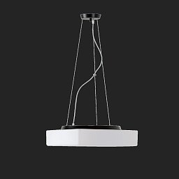 LINA L7 závěsné skleněné svítidlo černá / bílá IP40 3000 K 33W LED DALI - OSMONT Obrázek pro produkt LINA L7 závěsné skleněné svítidlo černá / bílá IP40 3000 K 33W LED DALI - OSMONT
