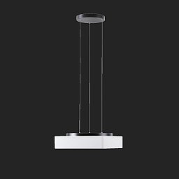 LINA LE7 závěsné skleněné svítidlo černá / bílá IP40 3000/4000 K 27W LED DALI - OSMONT Obrázek pro produkt LINA LE7 závěsné skleněné svítidlo černá / bílá IP40 3000/4000 K 27W LED DALI - OSMONT