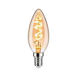 Vintage Edition LED svíčka E14 230V 4W 1800K stmívatelné zlatá - PAULMANN Obrázek pro produkt Vintage Edition LED svíčka E14 230V 4W 1800K stmívatelné zlatá - PAULMANN