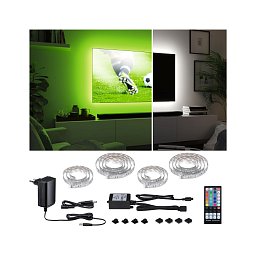 MaxLED 250 LED Strip TV Comfort základní sada 55 palců 3,6m 20,5W 277lm/m 30LEDs/m RGBW+ 24VA - PAULMANN Obrázek pro produkt MaxLED 250 LED Strip TV Comfort základní sada 55 palců 3,6m 20,5W 277lm/m 30LEDs/m RGBW+ 24VA - PAULMANN