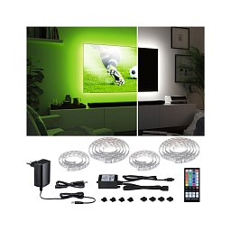 MaxLED 250 LED Strip TV Comfort základní sada 65 palců 4,3m 22W 234lm/m 28LEDs/m RGBW+ 24VA - PAULMANN Obrázek pro produkt MaxLED 250 LED Strip TV Comfort základní sada 65 palců 4,3m 22W 234lm/m 28LEDs/m RGBW+ 24VA - PAULMANN