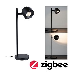 LED stolní lampa Smart Home Zigbee Puric Pane 2700K 4,5W černá - PAULMANN Obrázek pro produkt LED stolní lampa Smart Home Zigbee Puric Pane 2700K 4,5W černá - PAULMANN
