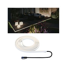 Plug & Shine LED pásek Smooth Einzelstripe IP68 3000K 26W černá - PAULMANN Obrázek pro produkt Plug & Shine LED pásek Smooth Einzelstripe IP68 3000K 26W černá - PAULMANN