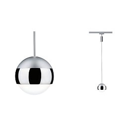 URail LED závěs Capsule II 6W 4000K stmívatelné 230V matný chrom/chrom - PAULMANN Obrázek pro produkt URail LED závěs Capsule II 6W 4000K stmívatelné 230V matný chrom/chrom - PAULMANN