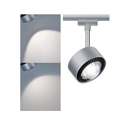 URail LED lištový spot Aldan spot 8W 4000K stmívatelné 230V matný chrom/černá - PAULMANN Obrázek pro produkt URail LED lištový spot Aldan spot 8W 4000K stmívatelné 230V matný chrom/černá - PAULMANN