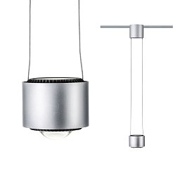 URail LED závěs Aldan / 8,5 / 1x4,5W 4000K stmívatelné 230V matný chrom/černá - PAULMANN Obrázek pro produkt URail LED závěs Aldan / 8,5 / 1x4,5W 4000K stmívatelné 230V matný chrom/černá - PAULMANN