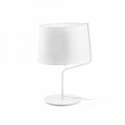 BERNI bílá stolní lampa - FARO Obrázek pro produkt BERNI bílá stolní lampa - FARO