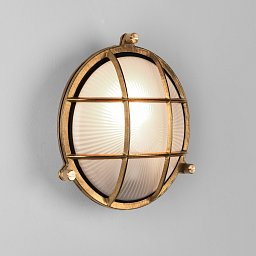 Nástěnné / stropní svítidlo Thurso Round IP44 E27 42W mosaz - ASTRO Lighting Obrázek pro produkt Nástěnné / stropní svítidlo Thurso Round IP44 E27 42W mosaz - ASTRO Lighting
