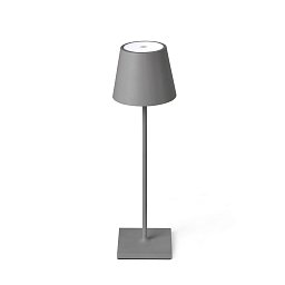 TOC 380 šedá přenosná stolní lampa - FARO Obrázek pro produkt TOC 380 šedá přenosná stolní lampa - FARO