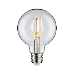 Filament 230V LED Globe G80 E27 4,8W 2700K čirá - PAULMANN Obrázek pro produkt Filament 230V LED Globe G80 E27 4,8W 2700K čirá - PAULMANN