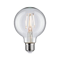 Filament 230V LED Globe G80 E27 4,8W 4000K čirá - PAULMANN Obrázek pro produkt Filament 230V LED Globe G80 E27 4,8W 4000K čirá - PAULMANN