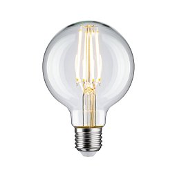 Filament 230V LED Globe G80 E27 7,5W 2700K čirá - PAULMANN Obrázek pro produkt Filament 230V LED Globe G80 E27 7,5W 2700K čirá - PAULMANN