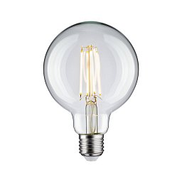 Filament 230V LED Globe G95 E27 7,5W 2700K čirá - PAULMANN Obrázek pro produkt Filament 230V LED Globe G95 E27 7,5W 2700K čirá - PAULMANN