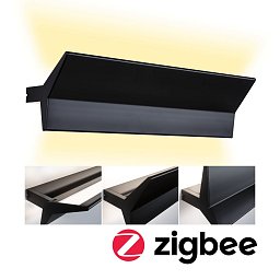 LED nástěnné svítidlo Smart Home Zigbee Stine měnitelná bílá / 230V 13W stmívatelné černá mat - PAULMANN Obrázek pro produkt LED nástěnné svítidlo Smart Home Zigbee Stine měnitelná bílá / 230V 13W stmívatelné černá mat - PAULMANN