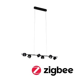 LED závěsné svítidlo Smart Home Zigbee Puric Pane 6x6W černá - PAULMANN Obrázek pro produkt LED závěsné svítidlo Smart Home Zigbee Puric Pane 6x6W černá - PAULMANN