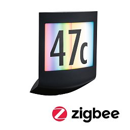 LED venkovní nástěnné svítidlo Smart Home Zigbee Padea soumrakový senzor IP44 198x71mm RGBW+ 8,2W 230V antracit umělá hmota - PAULMANN Obrázek pro produkt LED venkovní nástěnné svítidlo Smart Home Zigbee Padea soumrakový senzor IP44 198x71mm RGBW+ 8,2W 230V antracit umělá hmota - PAULMANN